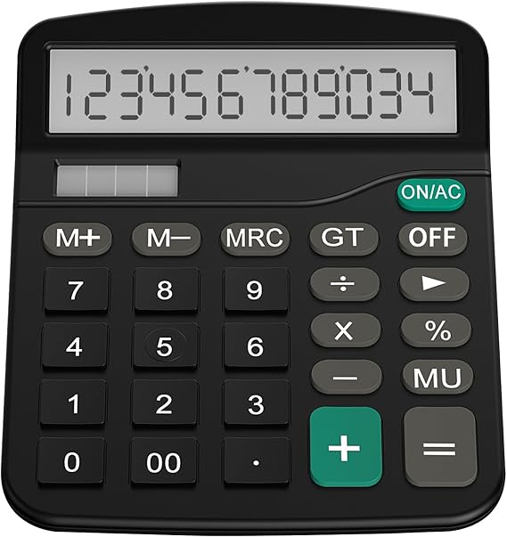 Helect Calculator, Standard Function Calculator black