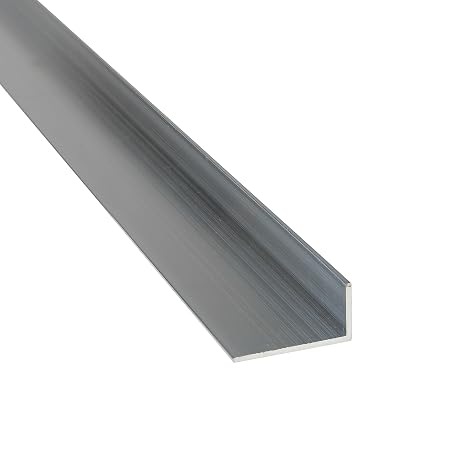 Aluminium angle profile AlMgSi0.5 EN AW-6060 blank/raw 80 x 60 x 6 mm length: 2000 ± 5 mm