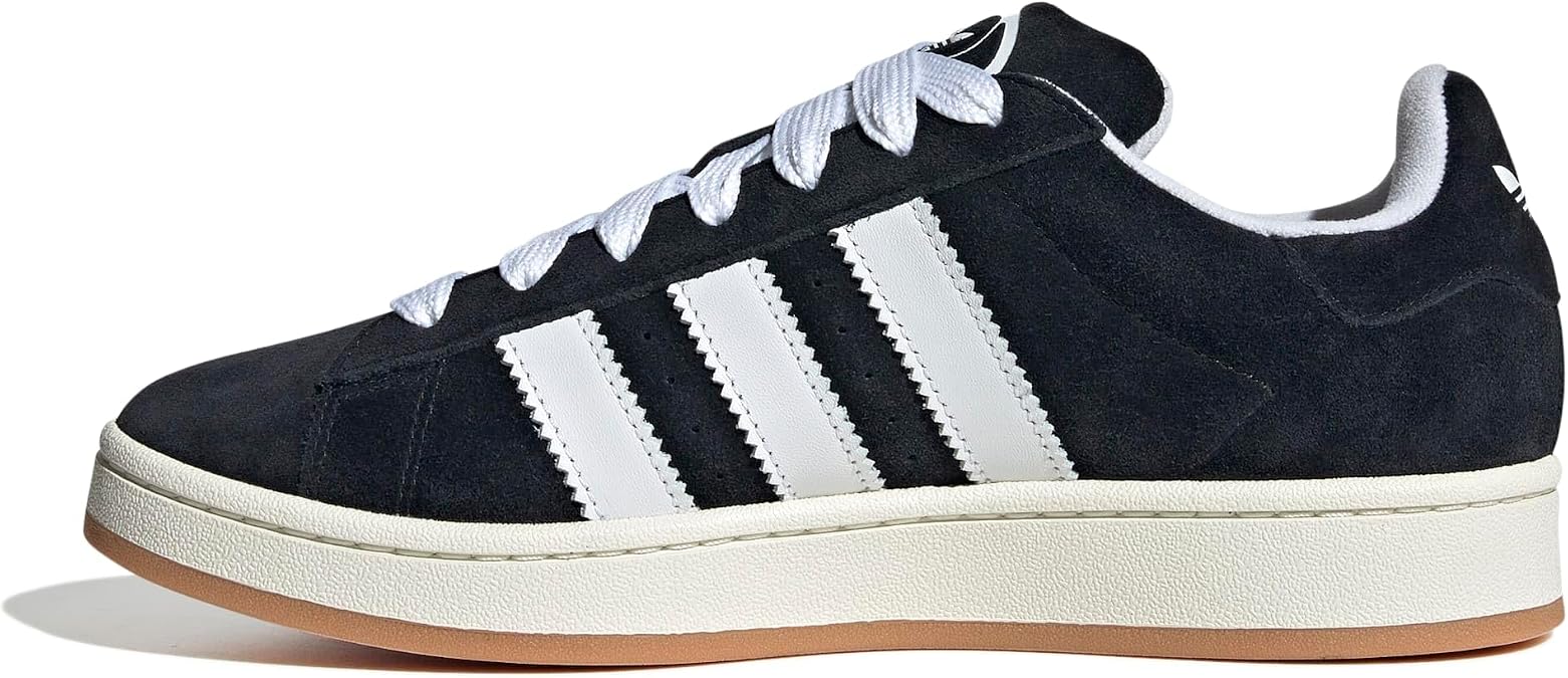 adidas Originals Men's Campus 00 Sneaker Skate Shoe, Core Black/Footwear White, 13.5