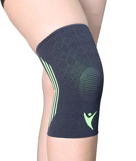 Bluewell Ortopedik Sporcu Dizliği – Elastik, Çift Taraflı, Medikal Destekli, Voleybol, Fitness, Basketbol, Unisex Dizlik (Small)