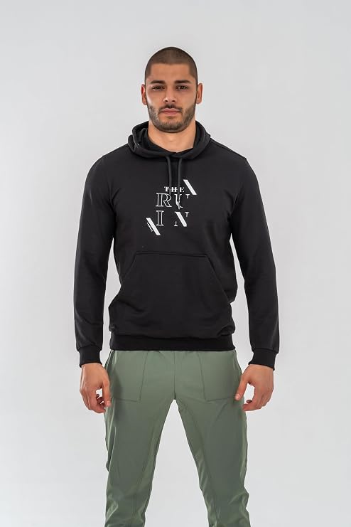 Sweatshirt KapŞonlu - 904 - B37 - Sİyah