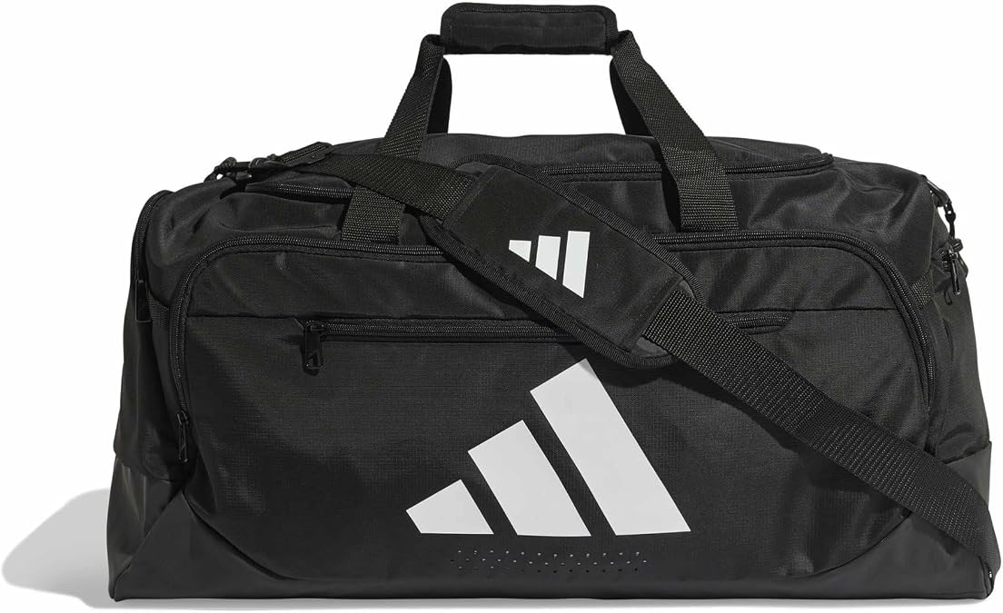 adidas Uni Training Defender Duffel Bag, Medium, Charcoal/Black, One Size