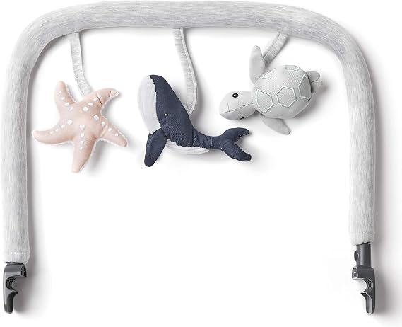 Ergobaby Evolve Bouncer Play Arch, Accessory for The Ergobaby 3-in-1 Baby Bouncer Baby Swing for Newborns from Birth, Ocean Wonders