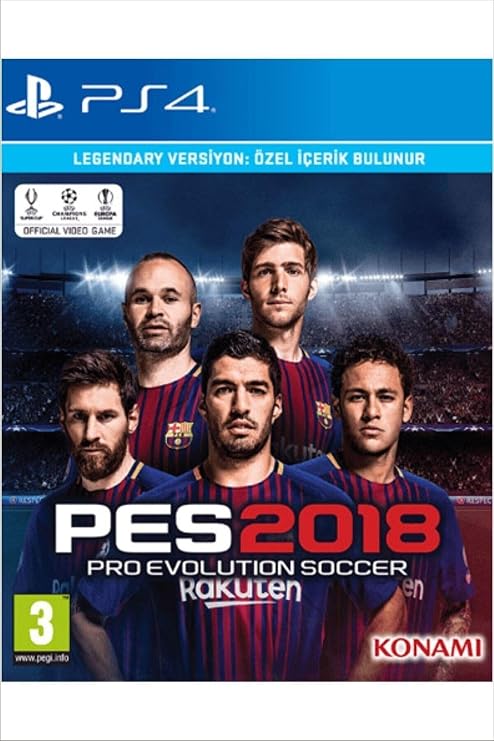 KONAMI PES 2018 Pro Evolution Soccer, PlayStation 4 Oyunu, Legendary Versiyon