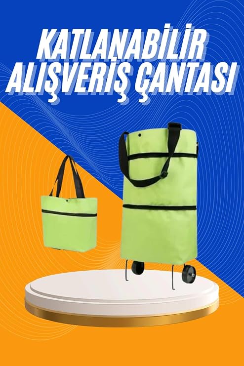 Alışveriş Çantası Katlanabilir Pazar Arabası Tekerlekli Pazar Arabası Katlanabilir [Enerji Sınıfı A+]
