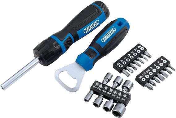 Draper Ratchet Screwdriver (23 Piece) 70443
