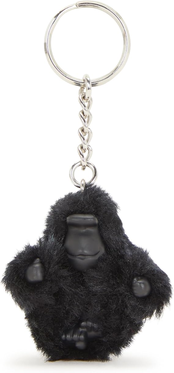 Kipling MONKEYCLIP XS Extra kleiner Affen-Schlüsselanhänger Black Noir (Schwarz)