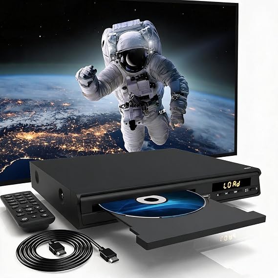 DVD Player 1080P Region Free, DVD Player for TV with HDMI/AV Connection