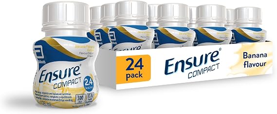 Ensure Compact (24 x 125ml - Banana Flavour) - Oral Supplement Drink ​