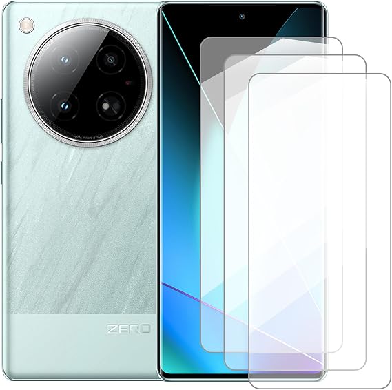 Screen Protector Compatible with Infinix Zero 40 4G(6.78 Inch) [3 Pack] Glass Screen Protector Suitable for Infinix Zero 40 4G, Tempered Glass Protective Film