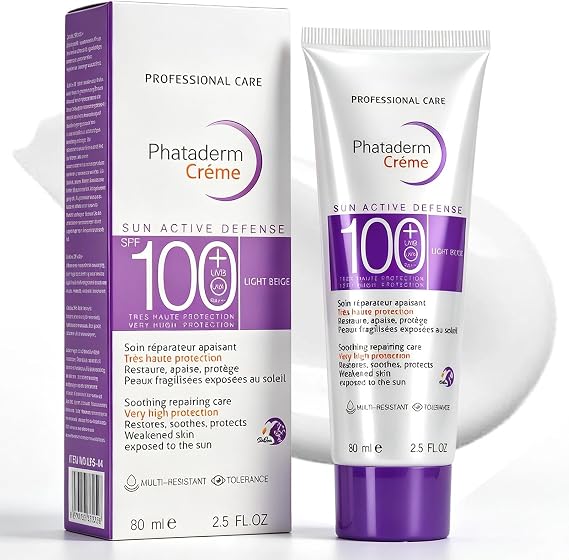 Factor 100 Sun Cream & Sun Block - Broad Spectrum UV Protection Face & Body Sunscreen, Water & Sweat Resistant, Refreshing Formula, Natural Moisturiser, Long-Lasting Defense for All Skin Types