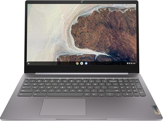 Lenovo IdeaPad 3 Chromebook Laptop | 15.6 inch Full HD Laptop | Intel Pentium Silver N6000 | 8GB RAM | 128GB eMMC| Chrome OS| Arctic Grey