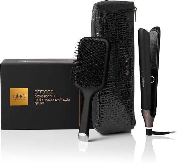 ghd Chronos Saç Düzleştirici, Çantalı Hediye Seti Siyah