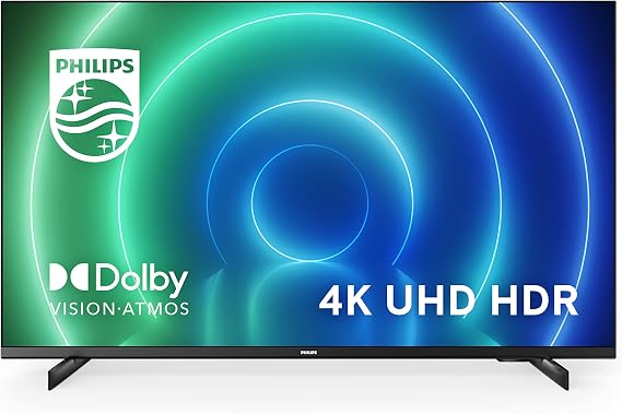Philips 55PUS7506/12 55-Inch TV 4K LED TV | UHD & HDR10+ | Dolby Vision & Dolby Atmos | SAPHI