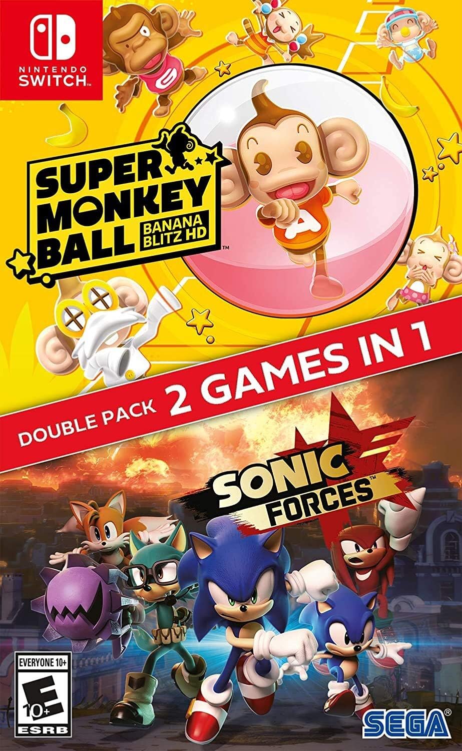 Sonic Forces  Super Monkey Ball: Banana Blitz HD Double Pack - Nintendo Switch