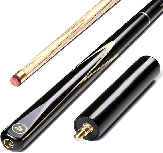 AONETIGER 3/4 Jointed Snooker Billiard Pool Cue Handmade Ash Shaft 3 Piece Tips 9.7mm with Extension Accessories Hard Case/Bag to Choose