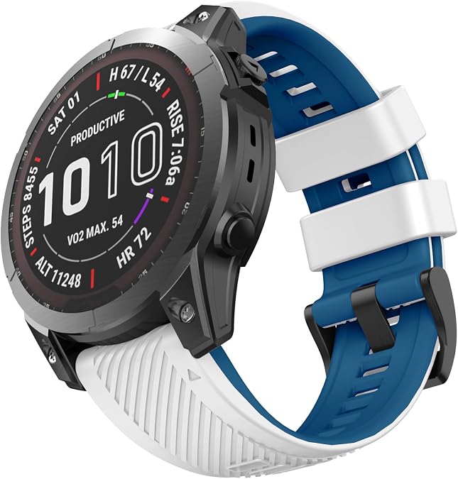 QuickFit Compatible with Garmin Fenix 8 47mm Strap/Fenix 7/Fenix 6/Fenix 5