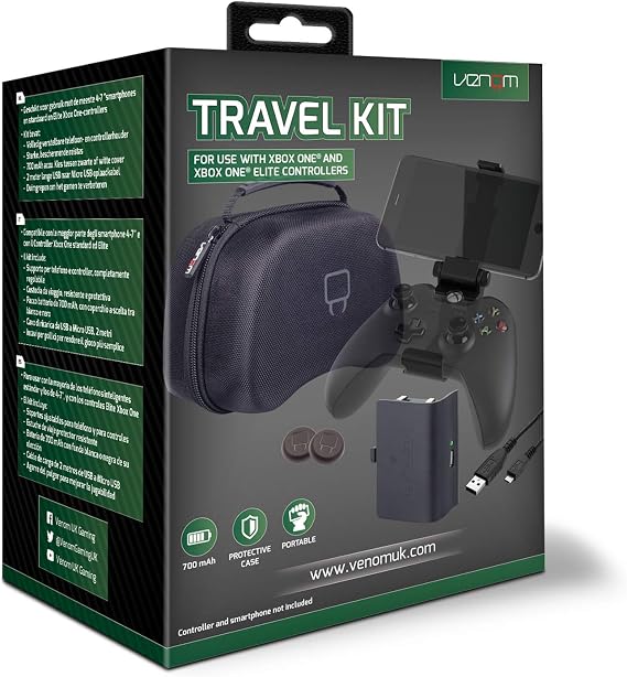 Venom Xbox Game Pass Travel and Charge Kit (Xbox One)