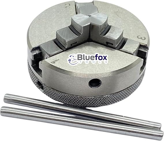 65mm 3-Jaw Lathe Chuck Thread 14 x 1 | Unimat Thread | Self-Centering Mini Chuck for CNC, Milling & Turning Machines | Hardened Jaws