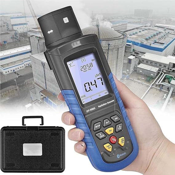 Geiger Counter, Multifunctional Radiation Detector, Ambient Radiation α, β, γ, χ Nuclear Radiation Detector, Electromagnetic Radiation Detector With LED Display