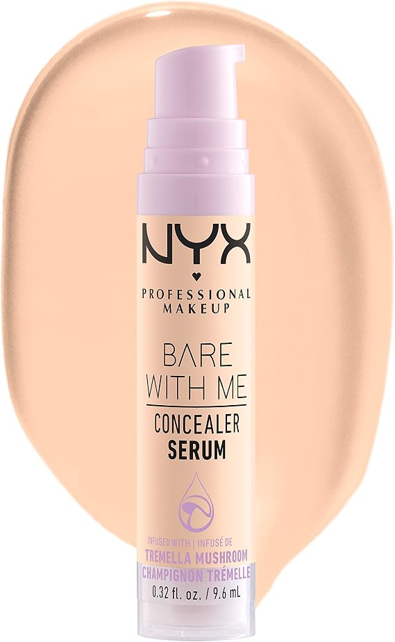 NYX PROFESSIONAL MAKEUP Bare With Me Kapatıcı Serumu, 24 Saate Kadar Hidrasyon - Fuar