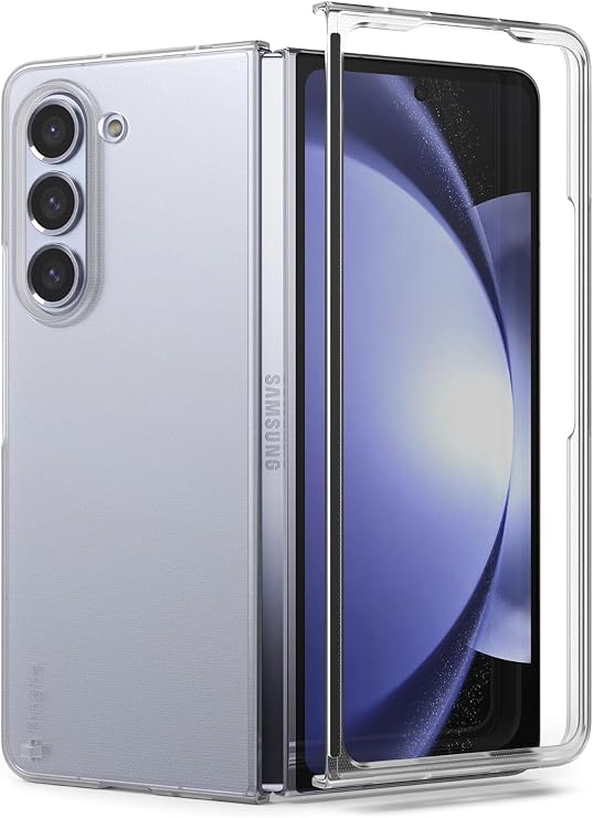 Gosento For Samsung Galaxy Z Fold 5 Case, Ultra Thin, Ultra Lightweight, PC Shockproof, Scratch-Resistant, Shockproof Cover, Compatible with Galaxy Z Fold 5 Clear