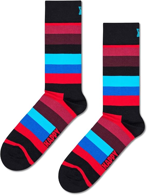 Happy Socks, Crew Socks, Stripes Socks for Men and Women