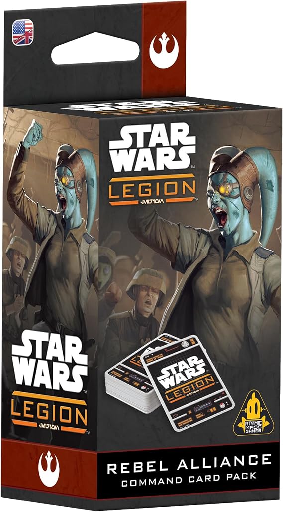 Asmodee | Star Wars: Legion - Rebel Alliance Command Card Pack | Board Game