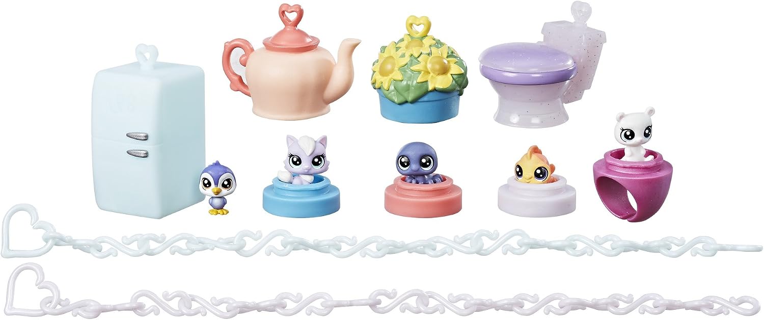Littlest Pet Shop C1891 HAS-C1891-AX00 Lps Teensie Pets House, Browna
