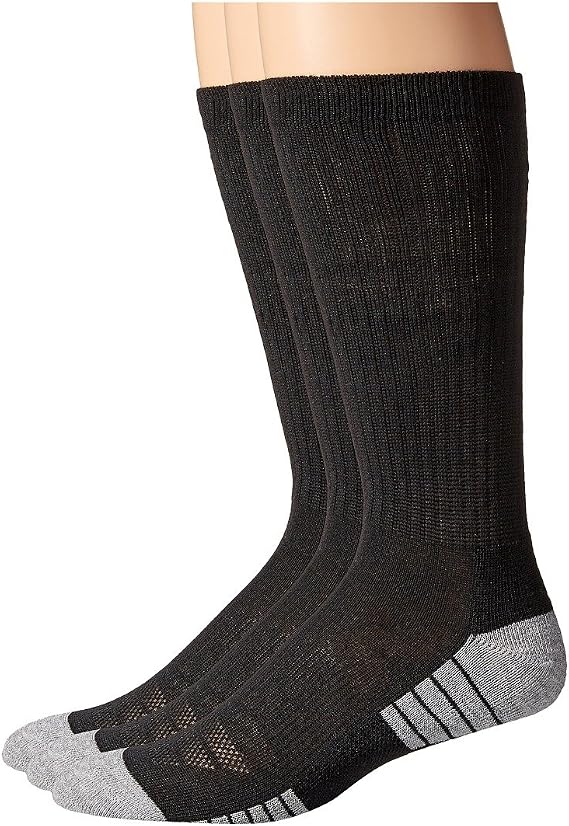 Under Armour Men's Heatgear Tech Crew Socks, Multipairs heatgear tech crew 3 pack (pack of 3)