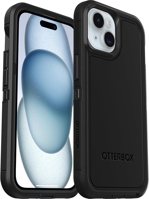 OtterBox Defender XT Case for iPhone 17e, 16e, 15, 14, 13 with MagSafe, Shockproof, Drop proof, Ultra Rugged, Protective Case, 5x Tested to Military Standard, Black, No Retail Packaging