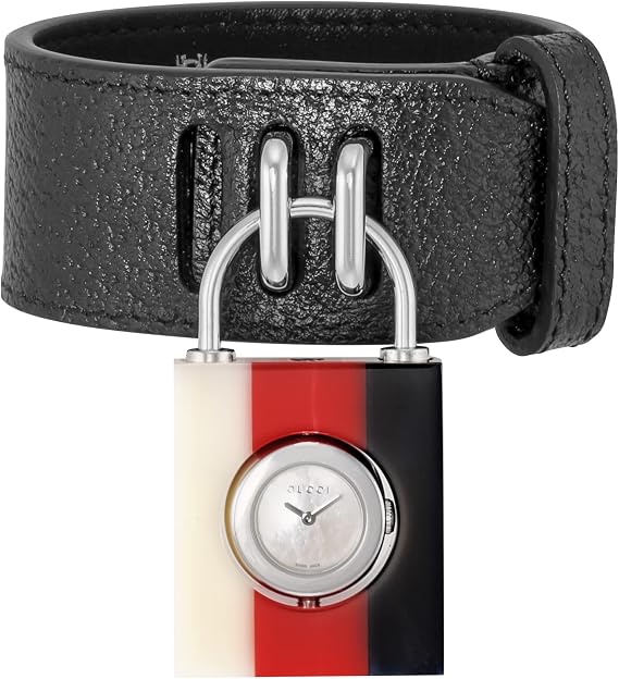 Gucci Constance YA150515 Women's Wristwatch, White Pearl, Dial, Stainless Steel/Plexiglass, Sapphire Glass, Quartz, 0.7 inches 17 mm, Swiss Watch
