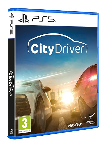 Aerosoft City Driver PS5 – Realistische Fahrsimulation Englische Box City Driving Simulator Lenkrad-Support Logitech G29 Mehrsprachig
