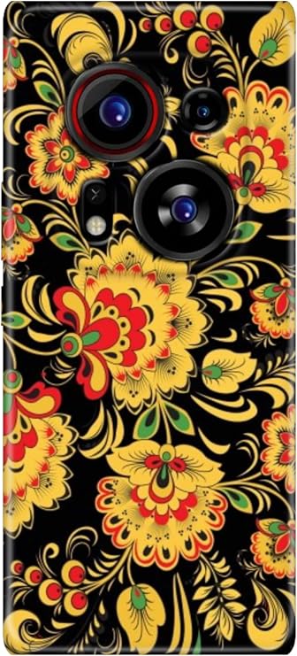 Senada Tecno Phantom X2 Pro İle Uyumlu Kılıf Desenli Tpu Silikon Khokhloma