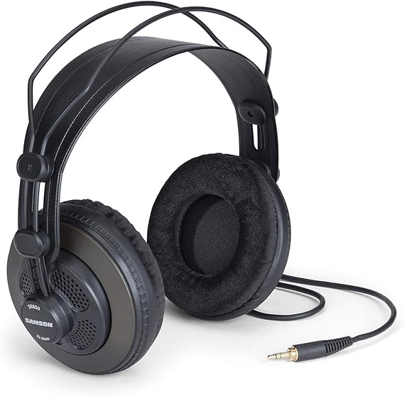 Samson SR850 Traditional Wired Headphones, Black m
