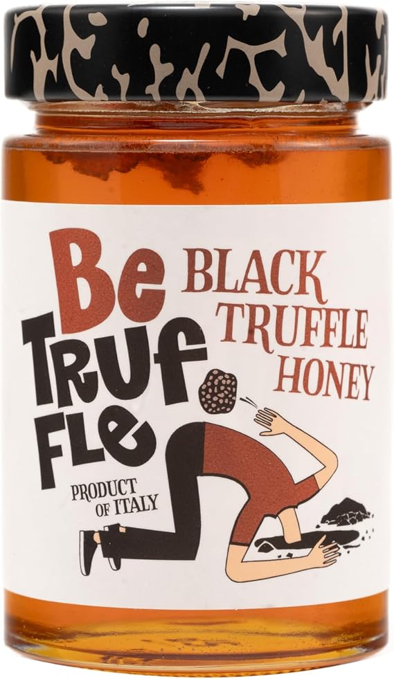 Be Truffle - Black Truffle Honey 260g - 100% Made in Italy - Gluten-Free, Cholesterol-Free