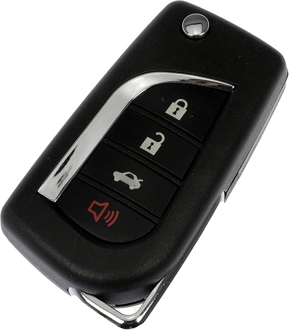 Dorman 99719ST アップグレード キーレスエントリーリモコン 4ボタン - ブレードスタンプドット トヨタモデルと互換性あり