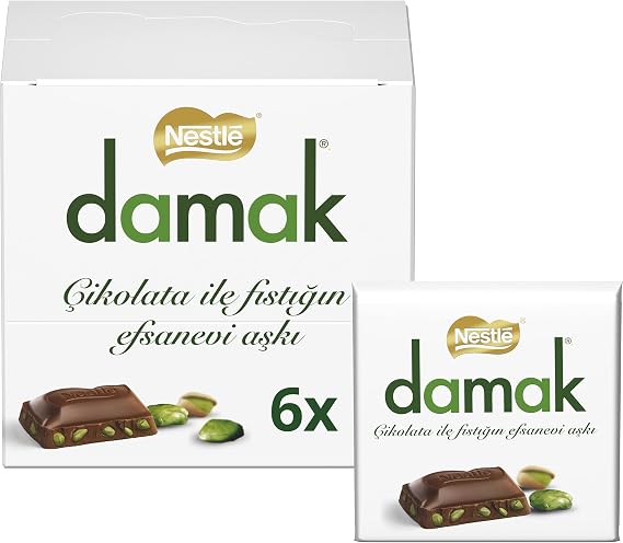 Nestlé Palate Pistachio Square Chocolate 65g x 6 pcs