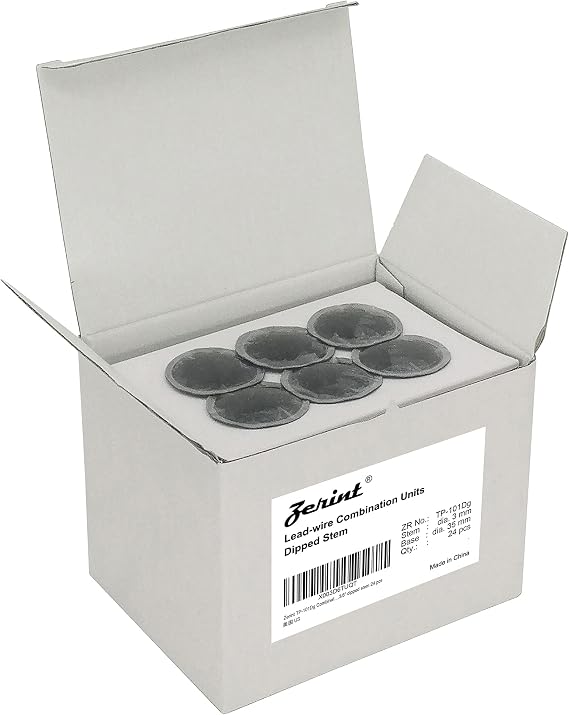 TP-101Dg Tyre Puncture Repair Plug Kit, 24 pcs 35 x 3 mm Dipped stem Tyre Patches Mushroom Plug for Car Truck Bike Motorbike Wheel