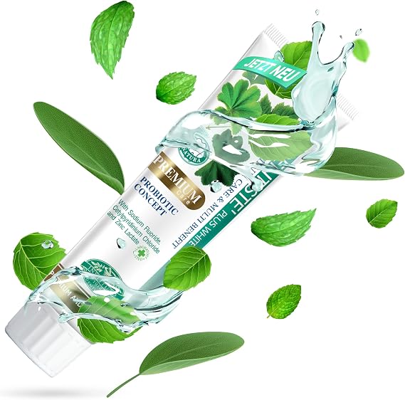 Dentiste Plus White Toothpaste | 14 Herbs, xylitol & probiotics, whitening