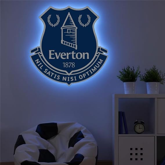 Themed Everton FC Crest LED Backlit WallLite