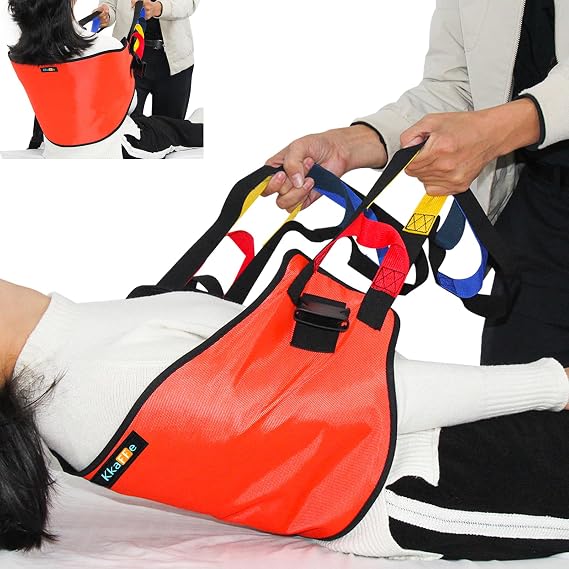Transfer Sling, Padded Assist Gait Belt for Seniors, Lift Assist Gait Belt