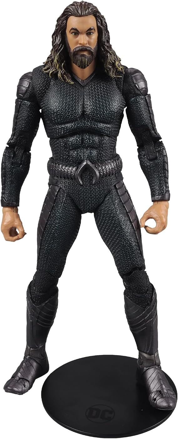 McFarlane Toys DC Multiverse Aquaman with Stealth Suit 7-Inch Action Figure - Incredibly Detailed King of Atlantis with Ultra Articulation, Trident, and Collectible Art Card