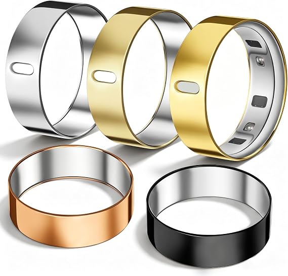 5 Pack Upgraded Ring Covers Compatible with Oura Ring Gen 4/Gen 3 Size 10