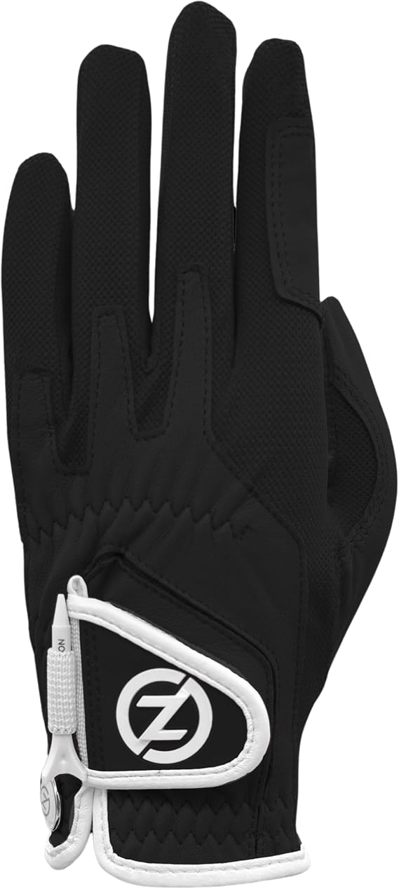 Zero Friction Ladies Cabretta Elite Left Hand Regular Golf Glove, One Size, White