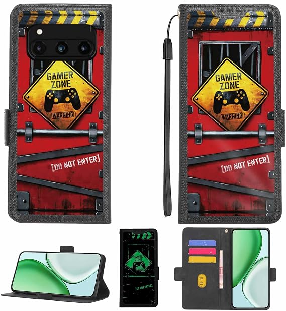 Aroepurt Case Compatible for Volla Phone Quintus Phone Case Flip Cover [with Tempered Glass Screen Protector][RFID Blocking][Luminous Effect] LPT-JGP
