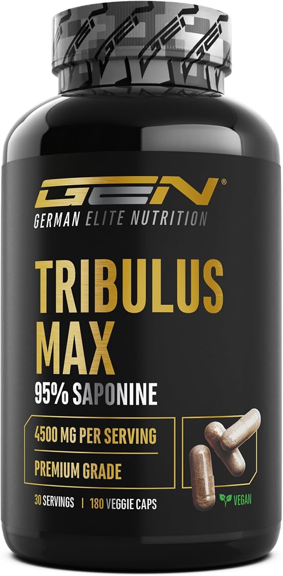 GEN GERMAN ELITE NUTRITION Tribulus Max - 180 Capsules - High Dose
