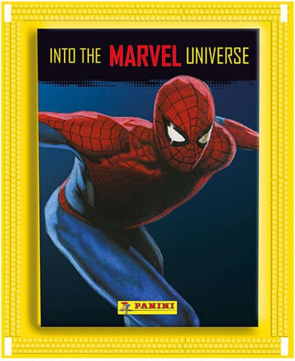 Official Into the Marvel Universe Panini Çıkartma Koleksiyonu, 1 Paket (5 Çıkartma)
