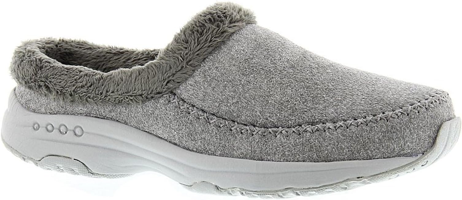 Easy Spirit Travel Time Slipper Women's Slipper 7.5 E US Grey