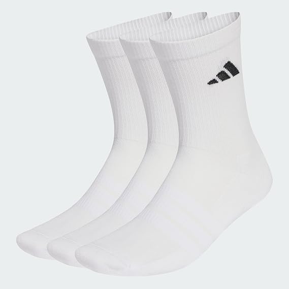 adidas Unisex Adult Cushioned Sportswear Crew Socks 3 Pair Pack Socks
